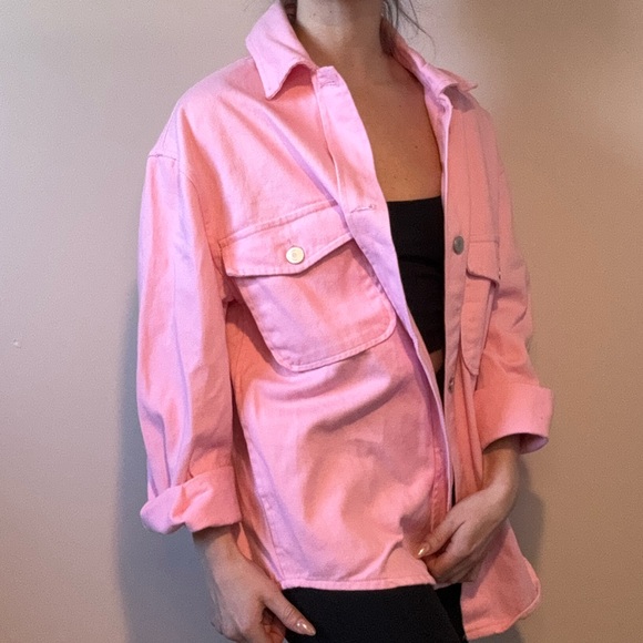 Pink Denim Jacket - Picture 2 of 5